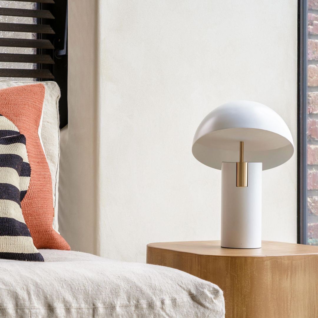 Minimalist Avo LED Table Lamp with Adjustable Tilted Cap and Rotating Cylinder