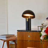 Minimalist Avo LED Table Lamp with Adjustable Tilted Cap and Rotating Cylinder