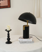 Minimalist Avo LED Table Lamp with Adjustable Tilted Cap and Rotating Cylinder