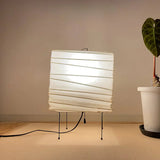 Ayla Cube Rice Paper Table Lamp Minimalist Japanese Style Desk Light for Bedroom