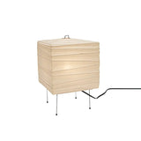 Ayla Cube Rice Paper Table Lamp Minimalist Japanese Style Desk Light for Bedroom