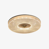 Ayla Round LED Flush Mount Ceiling Light Modern Low Profile Metal and Acrylic Fixture for Bedroom Hallway