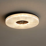 Ayla Round LED Flush Mount Ceiling Light Modern Low Profile Metal and Acrylic Fixture for Bedroom Hallway