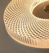 Ayla Round LED Flush Mount Ceiling Light Modern Low Profile Metal and Acrylic Fixture for Bedroom Hallway