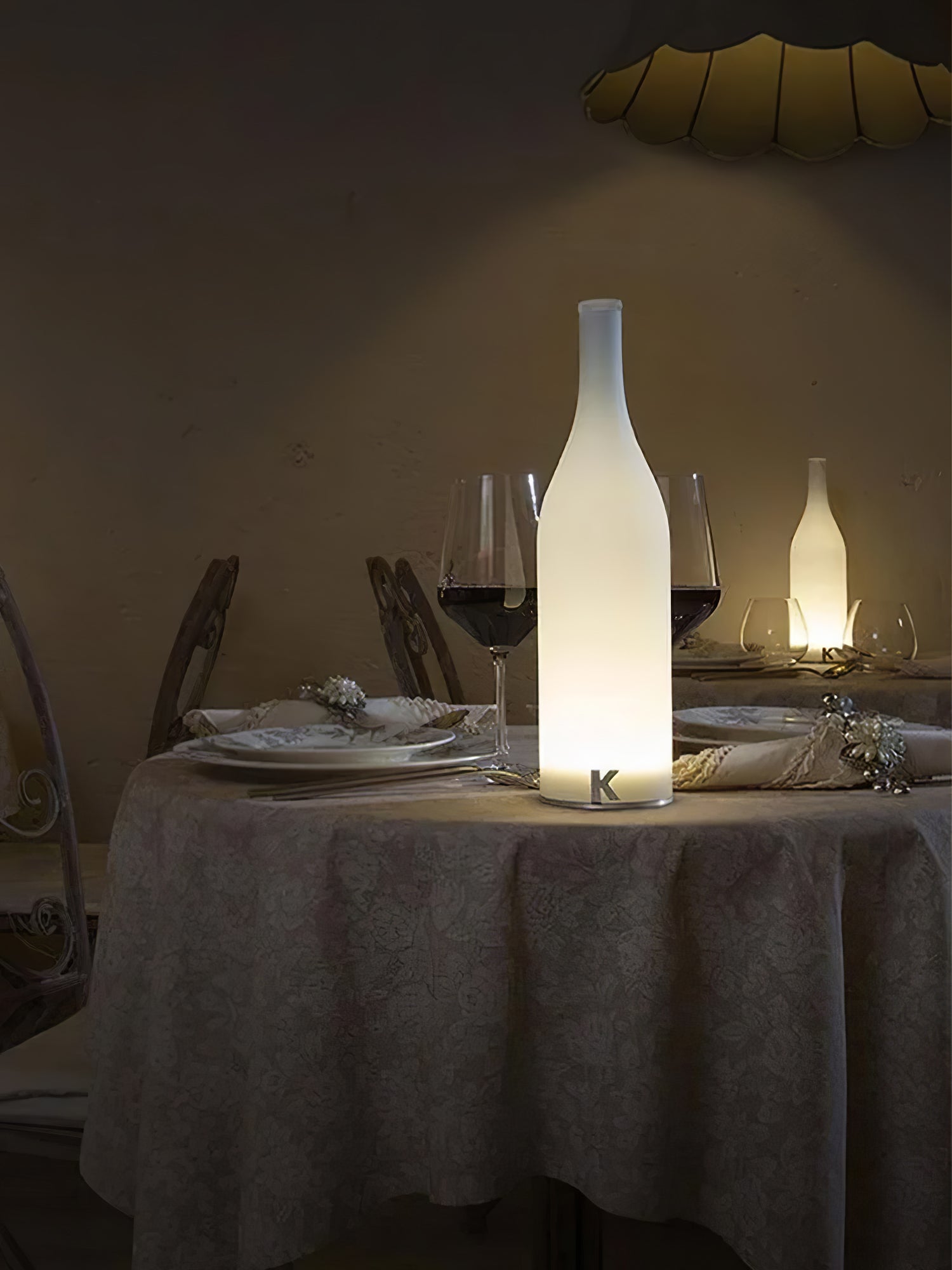 Bacco Portable Rechargeable LED Table Lamp Cordless Minimalist Battery Operated Accent Light