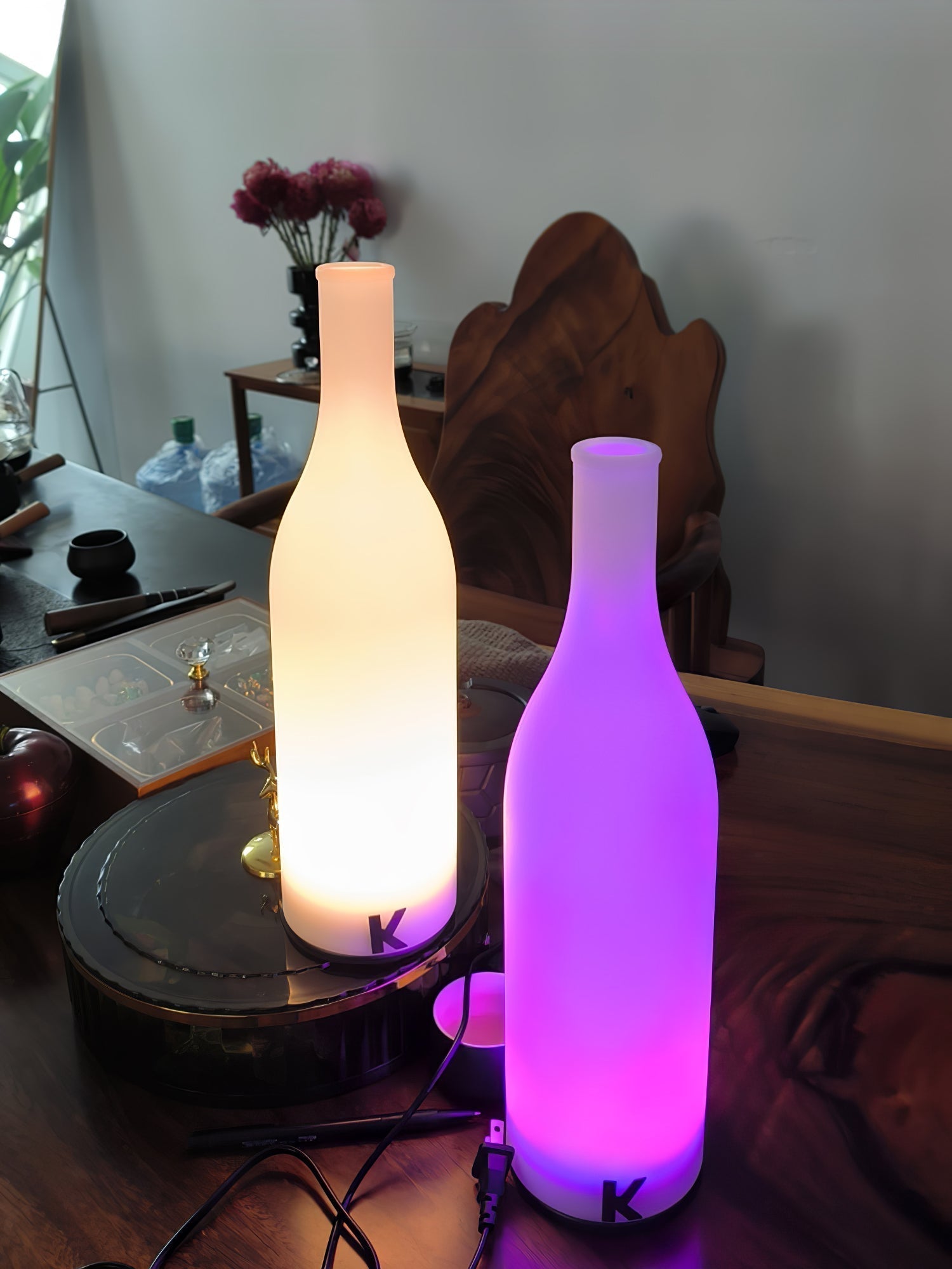 Bacco Portable Rechargeable LED Table Lamp Cordless Minimalist Battery Operated Accent Light