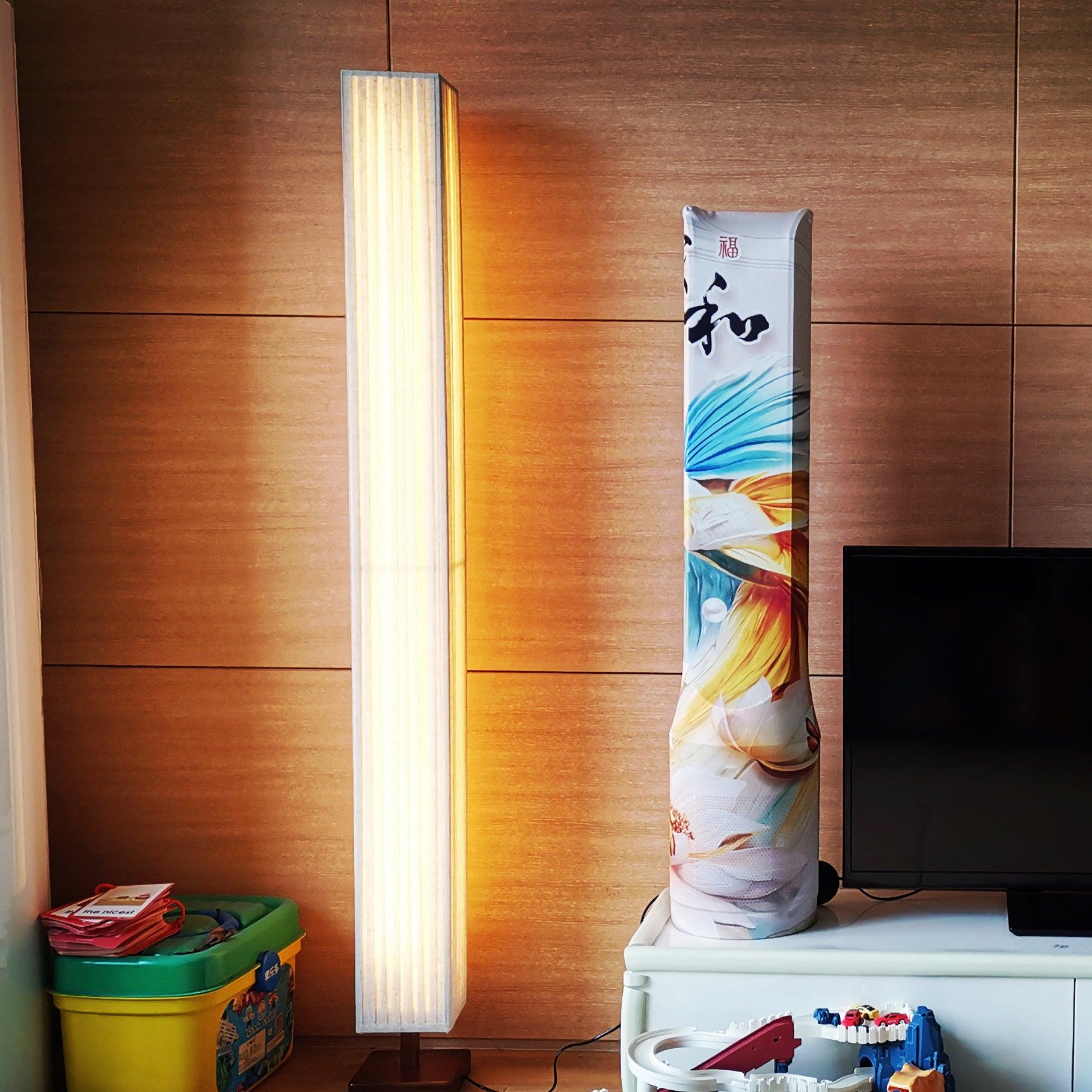 elegant-minimalist-fabric-cylinder-standing-lamp-with-natural-wood-base
