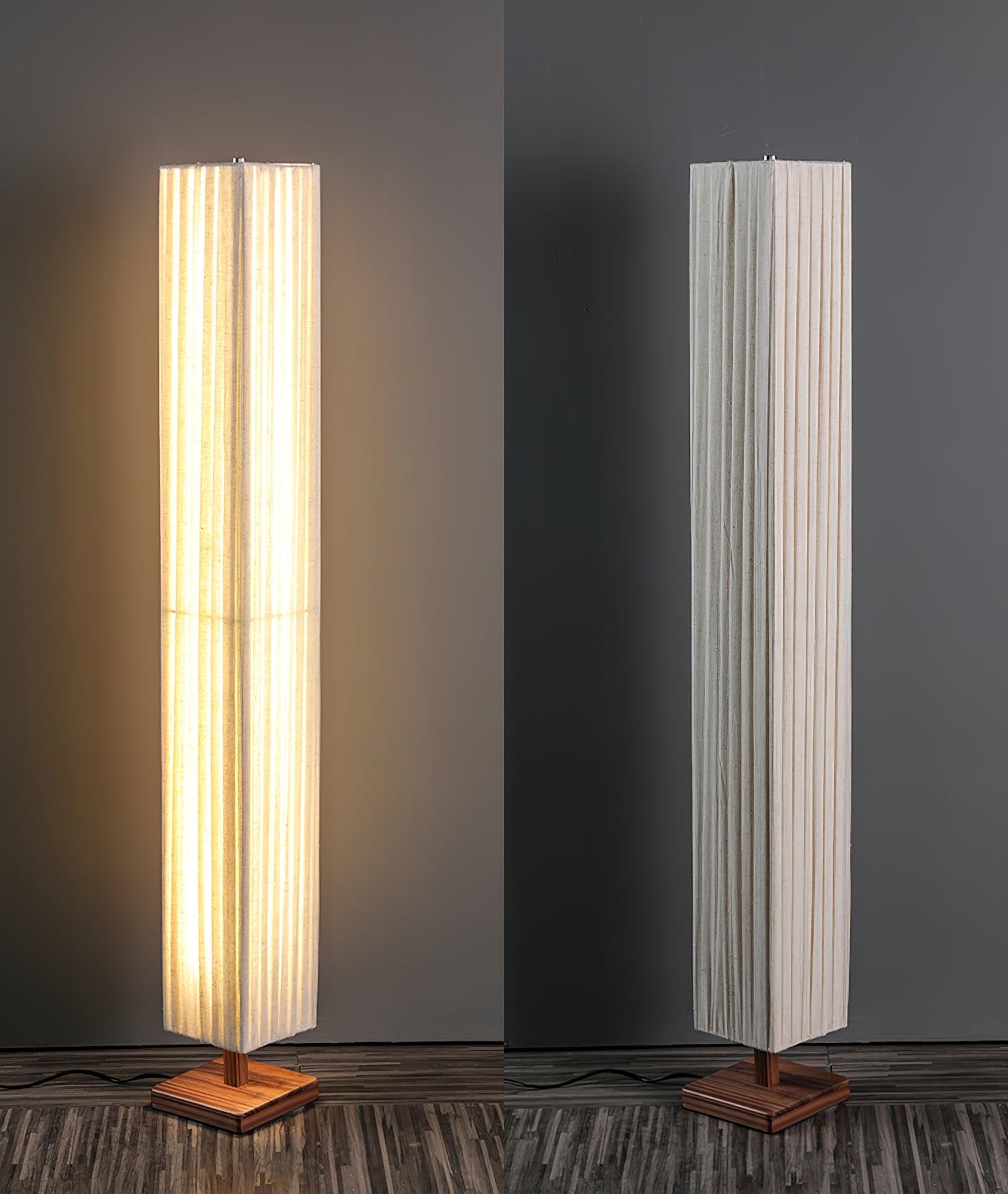 elegant-minimalist-fabric-cylinder-standing-lamp-with-natural-wood-base