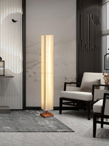 elegant-minimalist-fabric-cylinder-standing-lamp-with-natural-wood-base