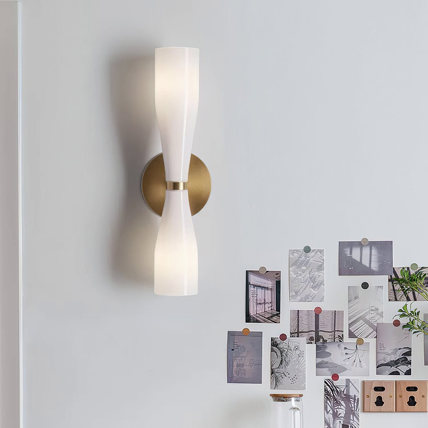 elegant-barton-double-cone-brass-wall-sconce-with-frosted-glass-for-bedrooms-and-living-rooms