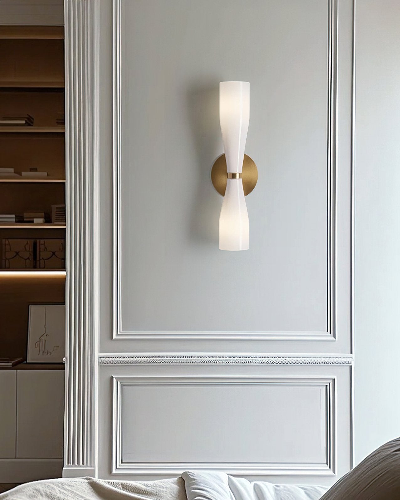 elegant-barton-double-cone-brass-wall-sconce-with-frosted-glass-for-bedrooms-and-living-rooms