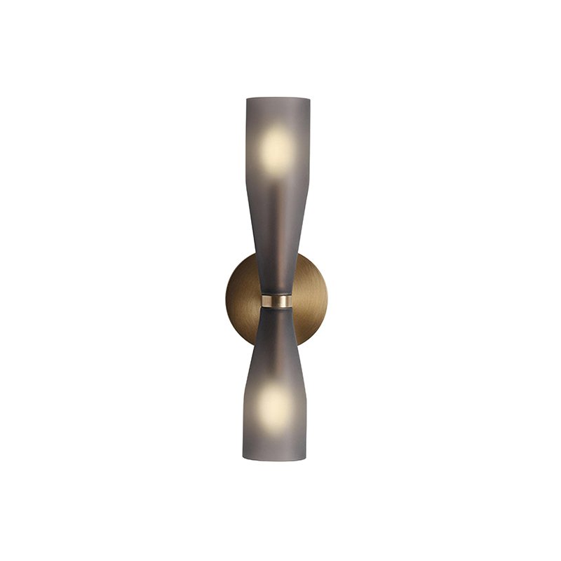 elegant-barton-double-cone-brass-wall-sconce-with-frosted-glass-for-bedrooms-and-living-rooms
