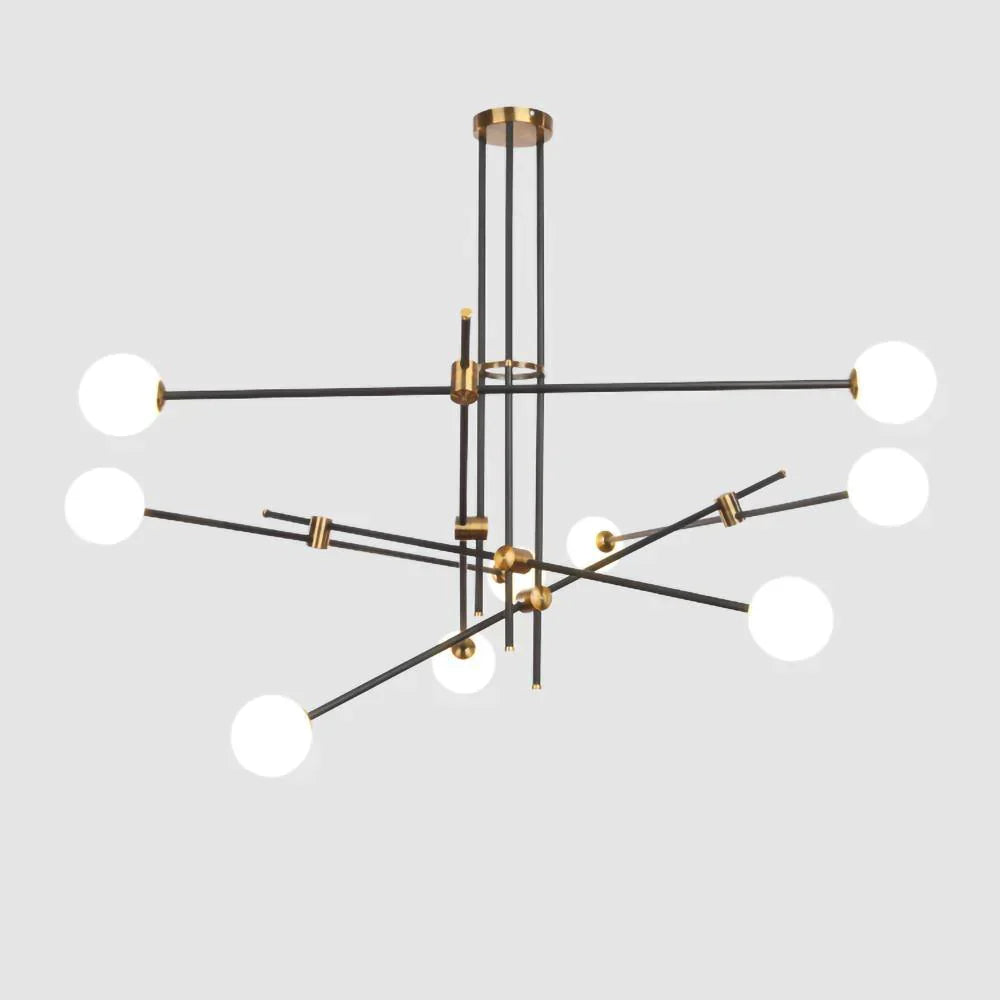 modern-hand-blown-glass-globe-chandelier-with-elegant-brass-and-copper-finishes