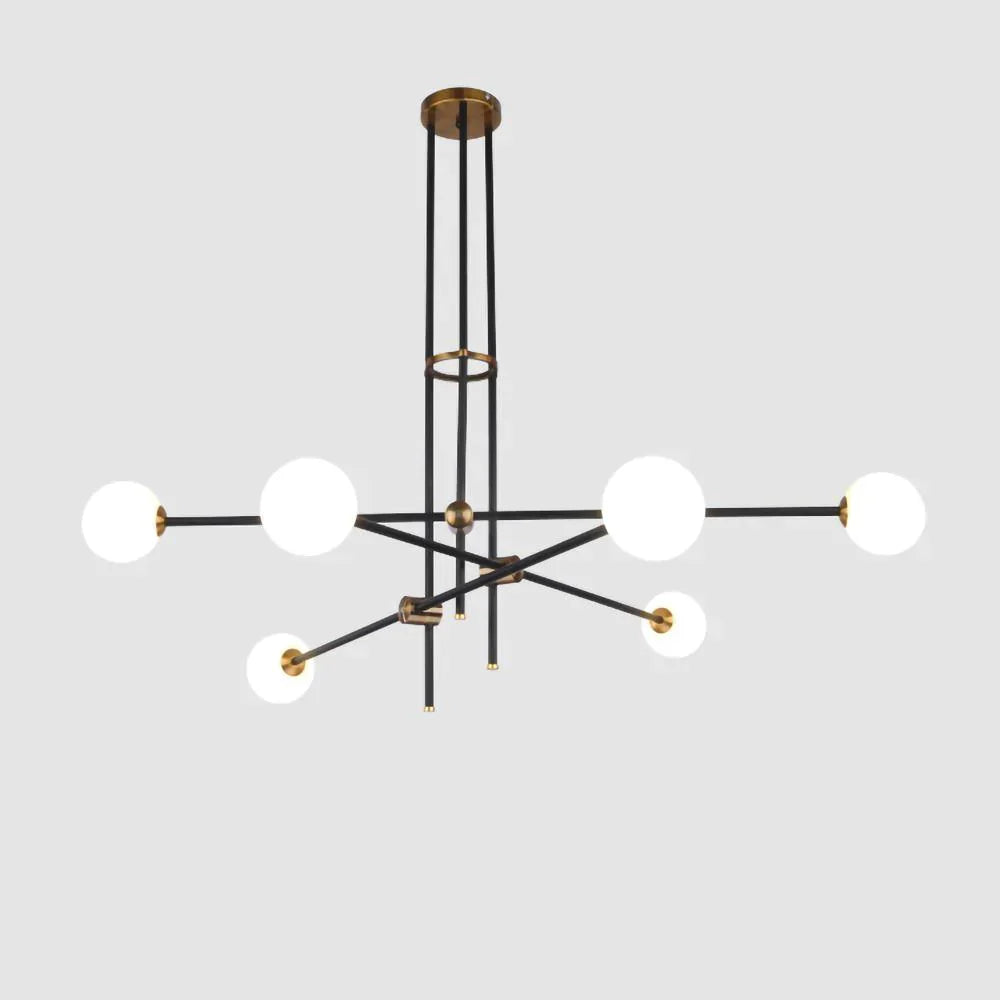 modern-hand-blown-glass-globe-chandelier-with-elegant-brass-and-copper-finishes
