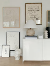 Beachside Whitewashed Wood Table Lamp with White Fabric Shade for Modern Bedside Lighting
