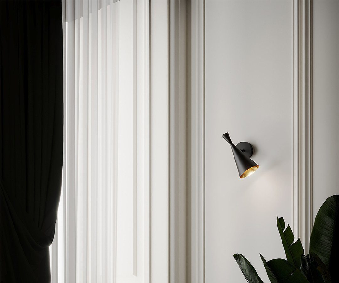 modern-beat-metal-wall-sconce-with-gold-interior-for-bedroom-and-living-room