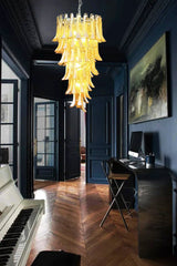 murano-style-amber-glass-petal-spiral-chandelier-handcrafted-elegant-pendant-light