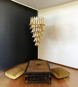 murano-style-amber-glass-petal-spiral-chandelier-handcrafted-elegant-pendant-light