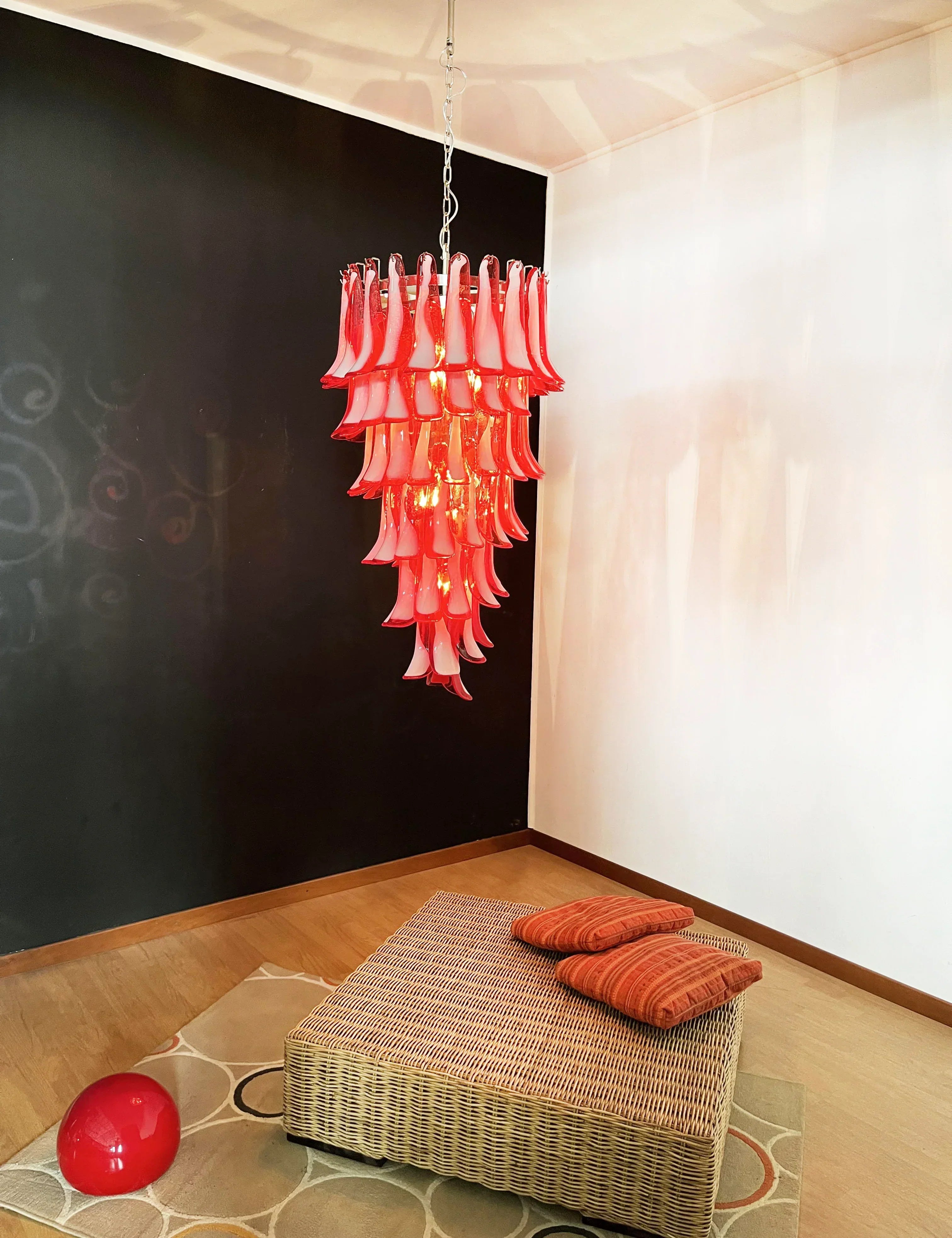 luxury-handcrafted-red-murano-glass-petal-spiral-chandelier-for-foyer-and-living-room