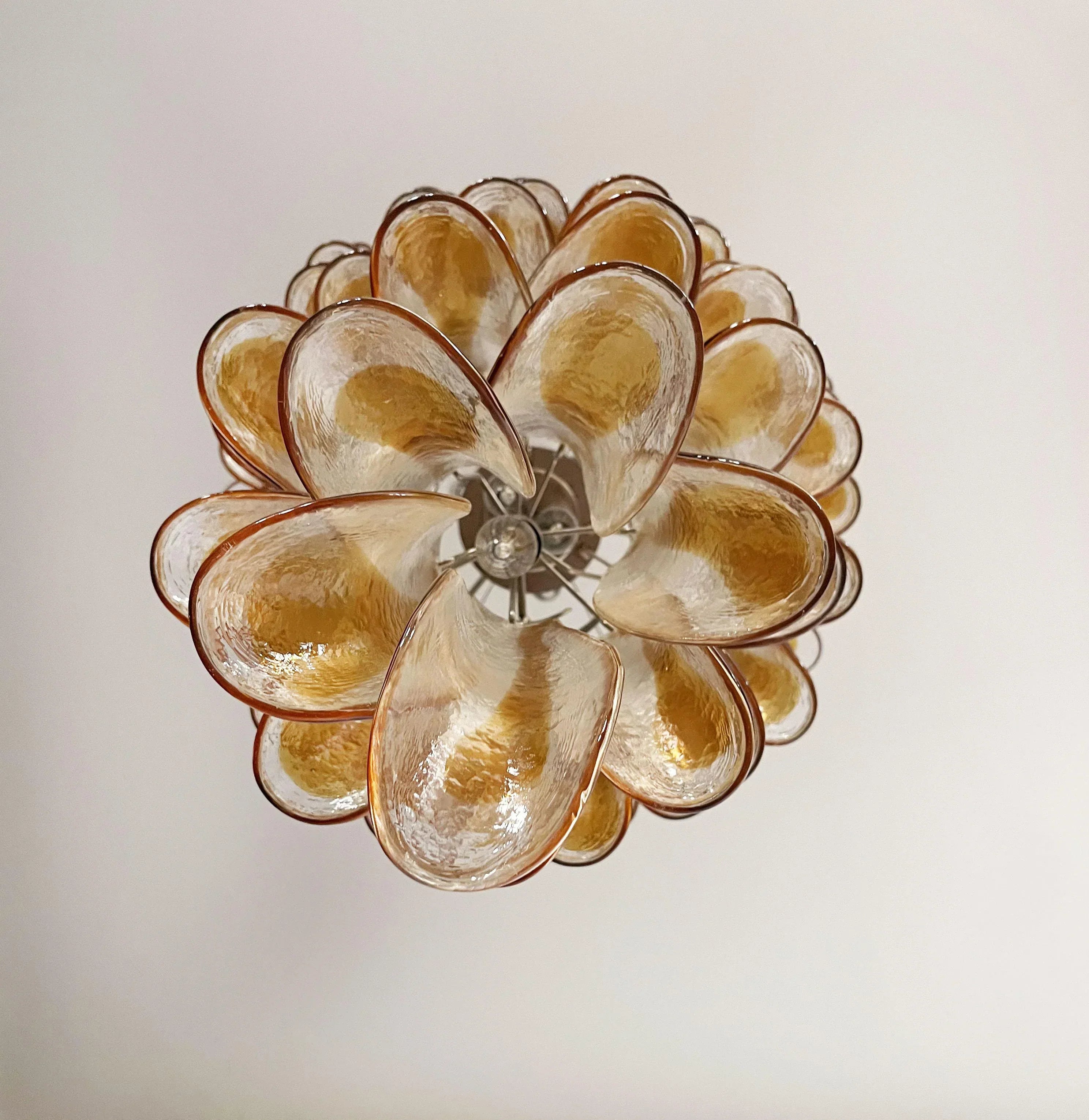 murano-glass-petal-spiral-chandelier-luxury-transparent-glass-pendant-light