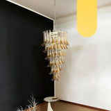 murano-glass-petal-spiral-chandelier-luxury-transparent-glass-pendant-light
