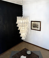 handcrafted-murano-transparent-glass-petal-spiral-chandelier-in-gold-or-chrome