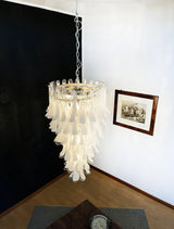 handcrafted-murano-transparent-glass-petal-spiral-chandelier-in-gold-or-chrome