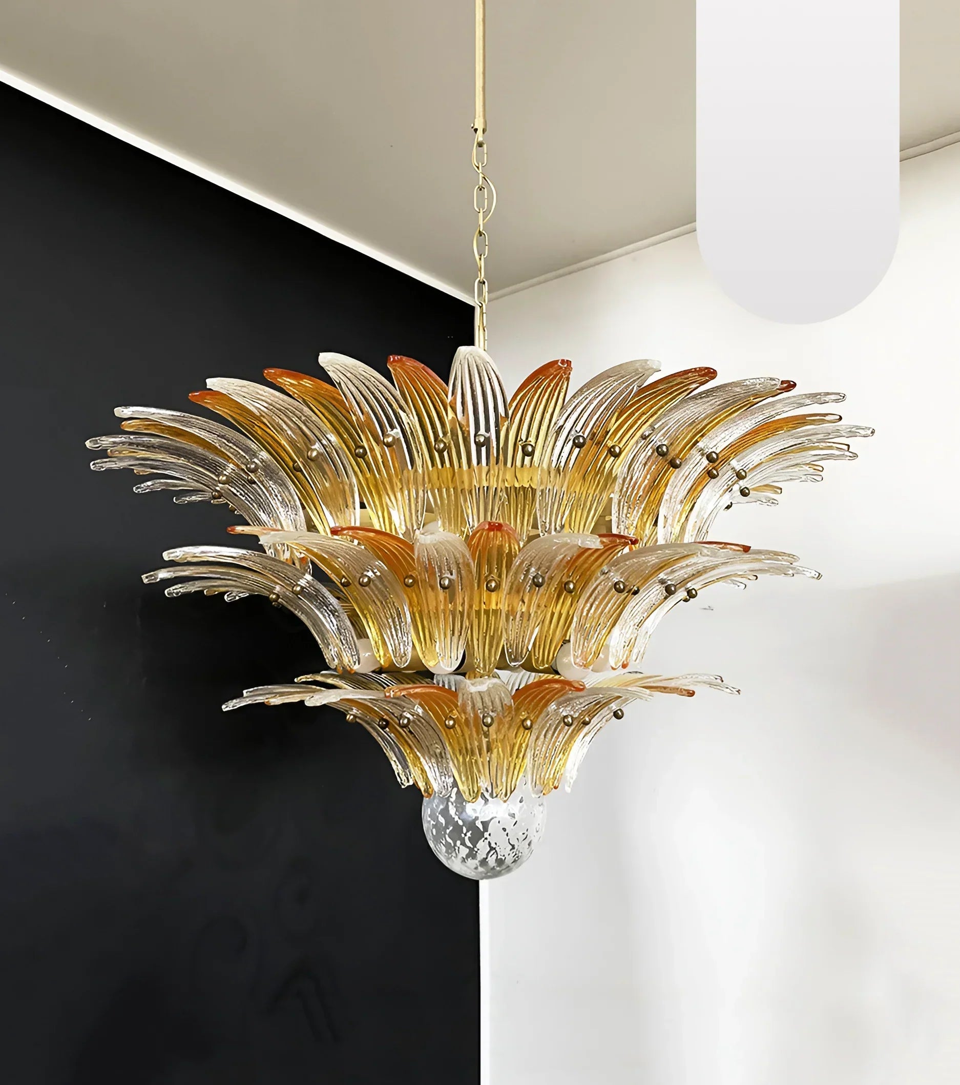 modern-murano-palmette-amber-transparent-glass-hanging-chandelier-light