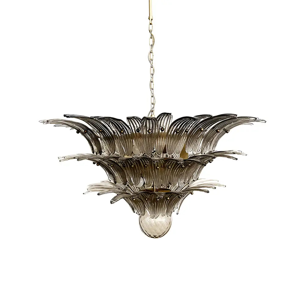 elegant-murano-style-smoked-glass-palmette-chandelier-for-modern-luxury-interiors