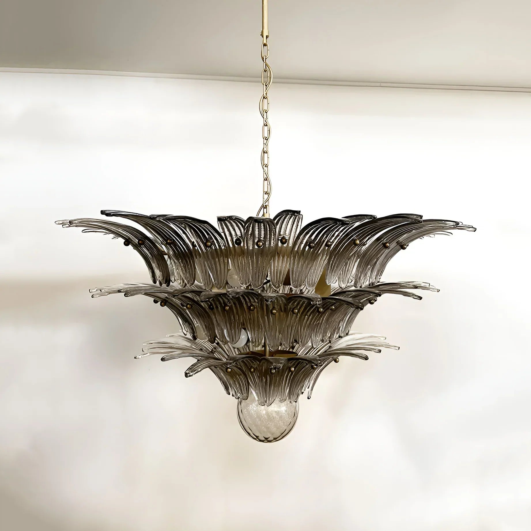 elegant-murano-style-smoked-glass-palmette-chandelier-for-modern-luxury-interiors