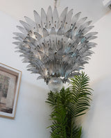 elegant-murano-style-smoked-glass-palmette-chandelier-for-modern-luxury-interiors