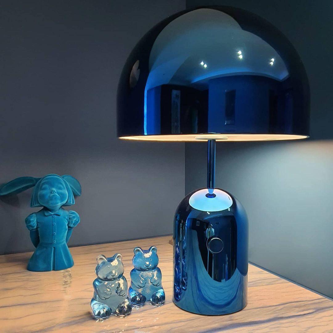 Modern Bell Domed Shade Desk Lamp Minimalist Metal Table Light for Office and Bedside