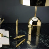 Modern Bell Domed Shade Desk Lamp Minimalist Metal Table Light for Office and Bedside