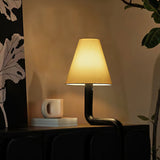 Modern Organic Bend Wood Table Lamp Minimalist Mid Century Bedside Desk Light