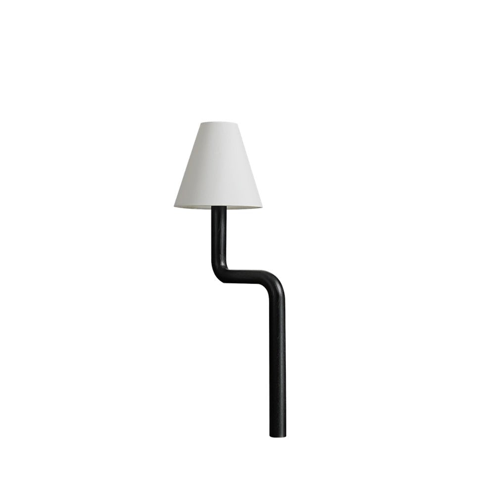 Modern Organic Bend Wood Table Lamp Minimalist Mid Century Bedside Desk Light