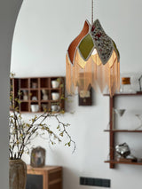 vintage-style-velvet-fringed-pendant-light-with-tassels-and-brass-details