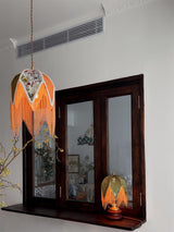 vintage-style-velvet-fringed-pendant-light-with-tassels-and-brass-details