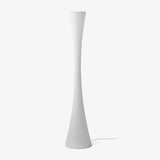 Modern Biconica Pol LED Standing Floor Lamp with Ambient Uplight in White Finish