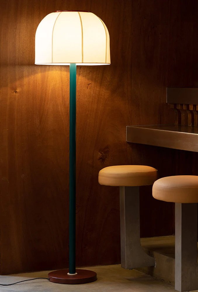 modern-big-bell-floor-lamp-with-large-fabric-shade-and-colorful-metal-base