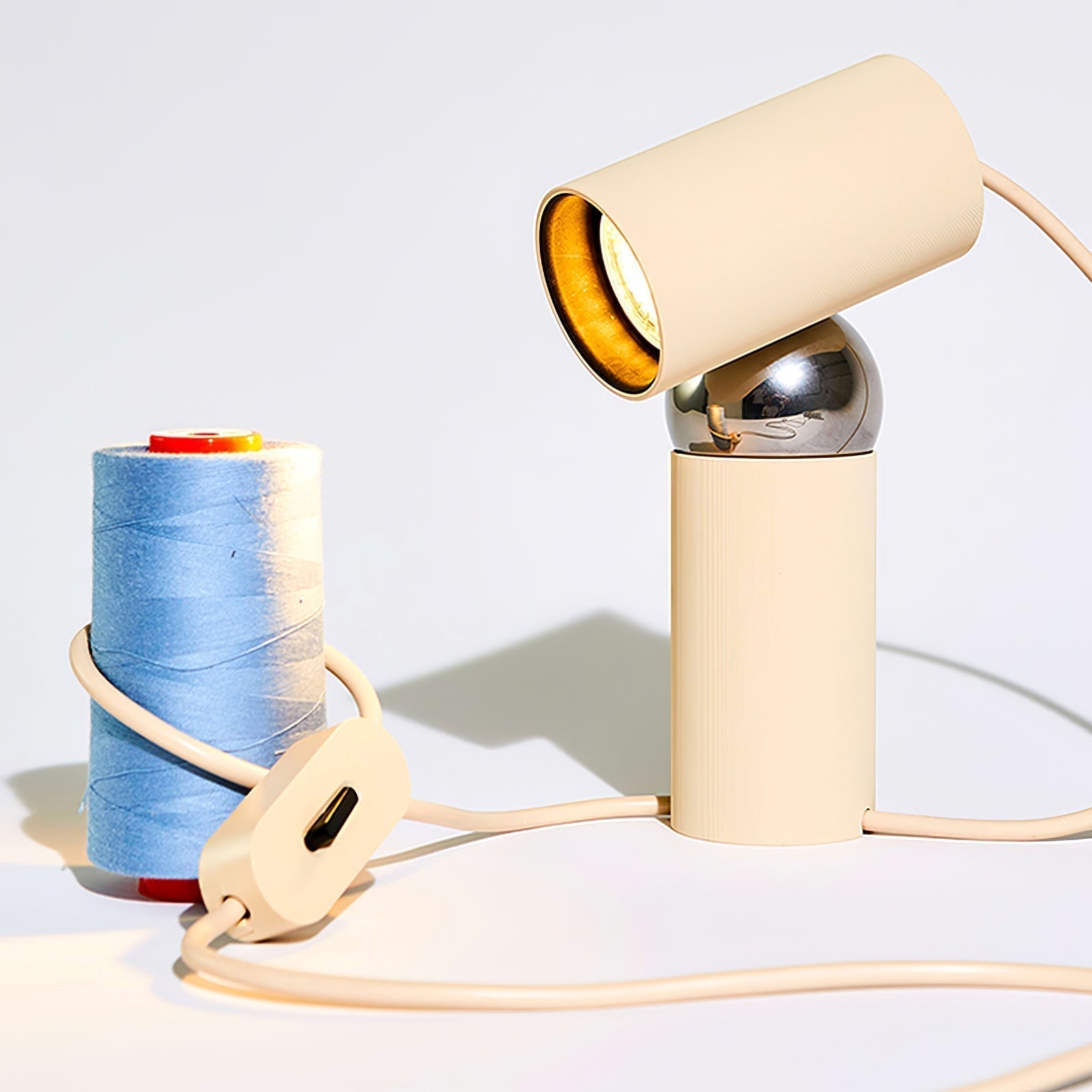 Modern Beam Task Table Lamp with Rotatable Magnetic Ball Joint for Office