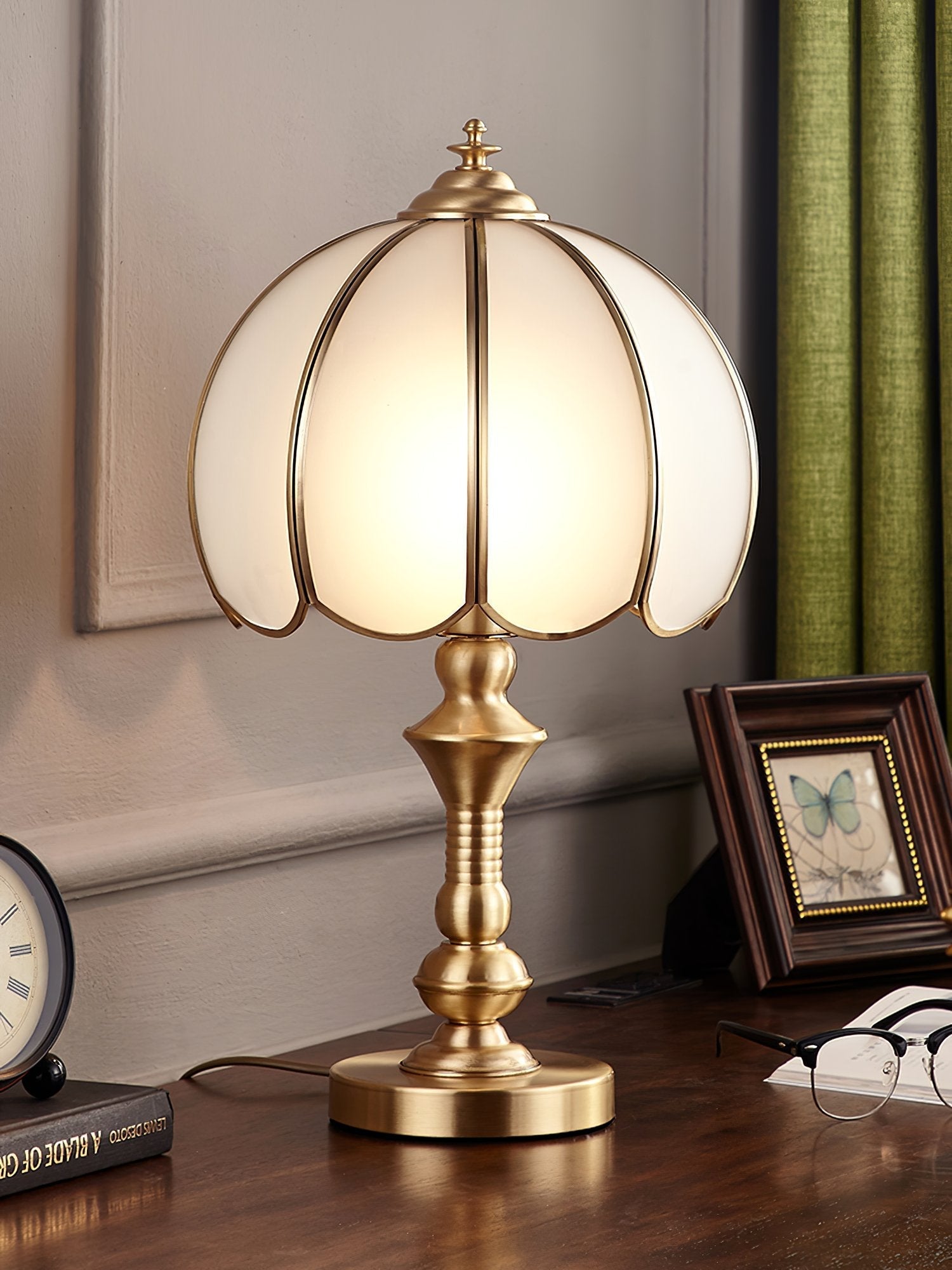 mid-century-modern-brass-table-lamp-with-white-glass-shade-for-sophisticated-home-decor