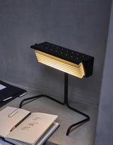 Modern Biny LED Desk Lamp Futuristic Geometric Table Light for Workspace and Bedroom