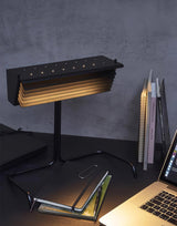 Modern Biny LED Desk Lamp Futuristic Geometric Table Light for Workspace and Bedroom