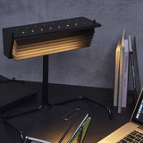 Modern Biny LED Desk Lamp Futuristic Geometric Table Light for Workspace and Bedroom