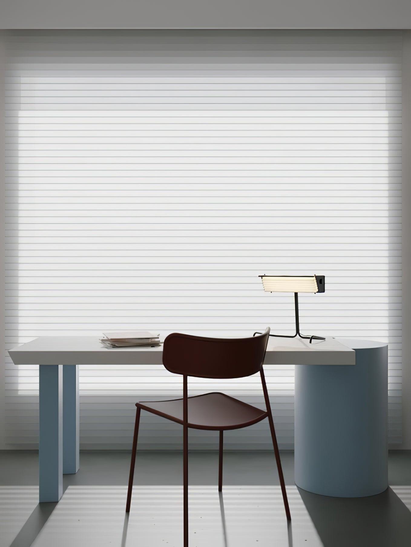 Modern Biny LED Desk Lamp Futuristic Geometric Table Light for Workspace and Bedroom
