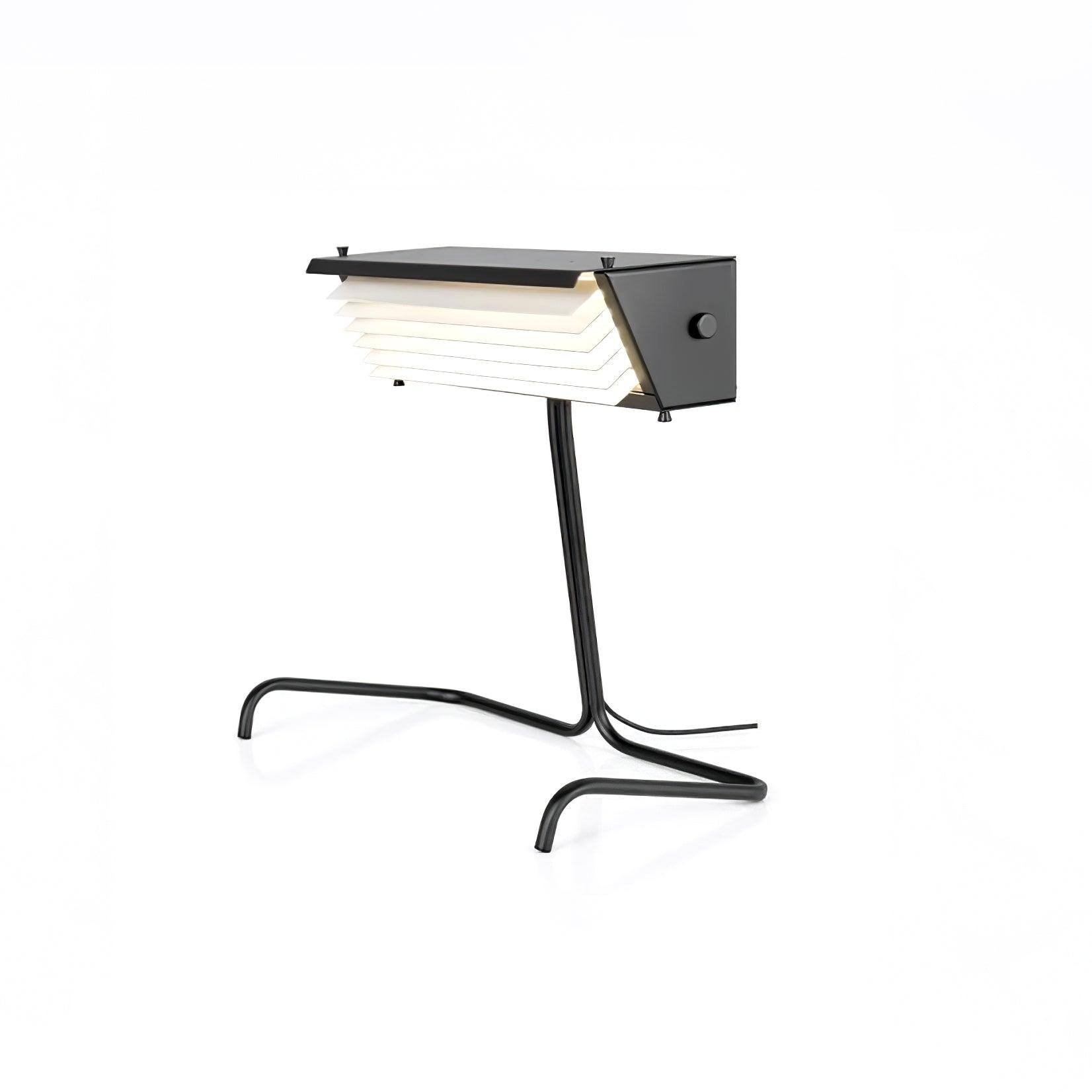 Modern Biny LED Desk Lamp Futuristic Geometric Table Light for Workspace and Bedroom