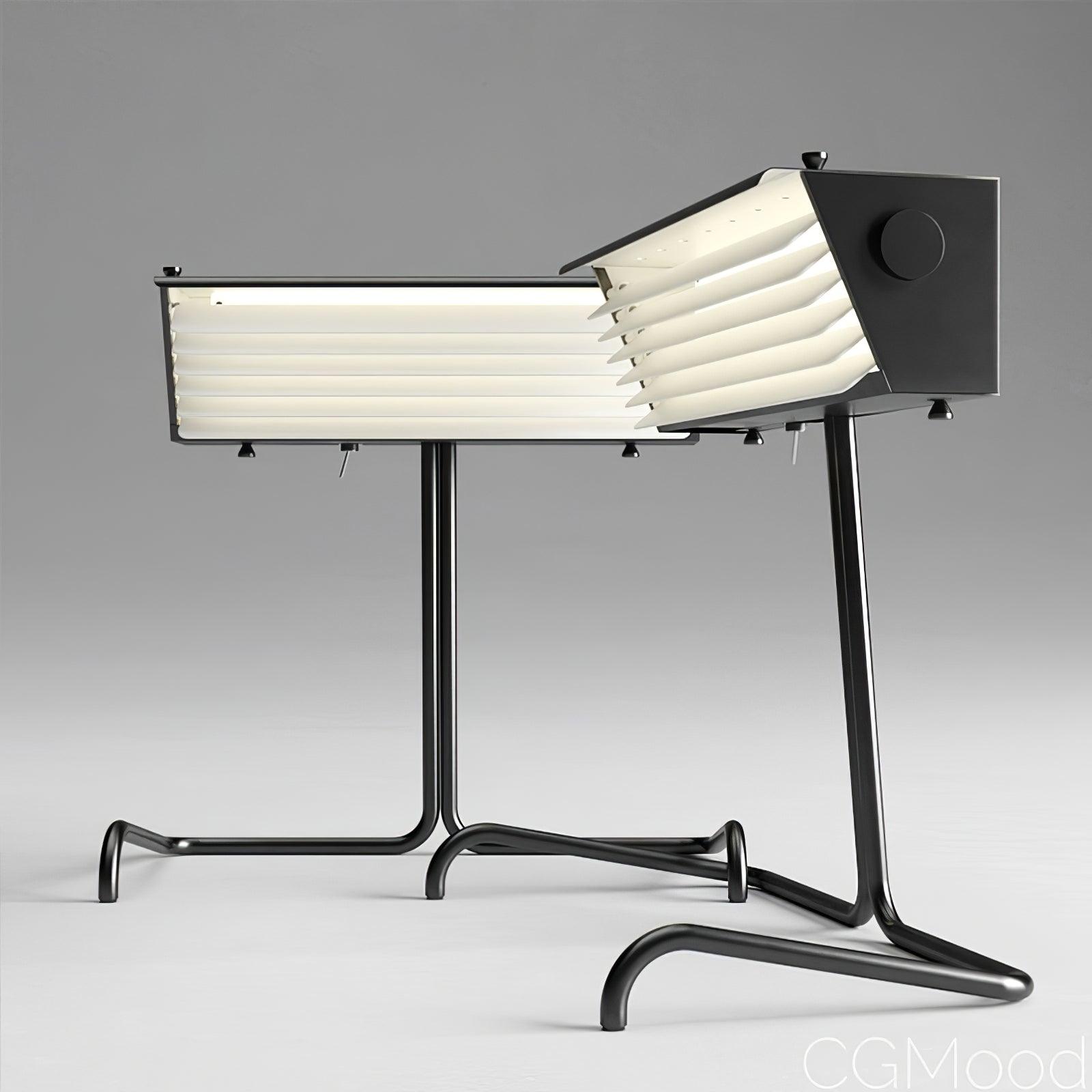Modern Biny LED Desk Lamp Futuristic Geometric Table Light for Workspace and Bedroom