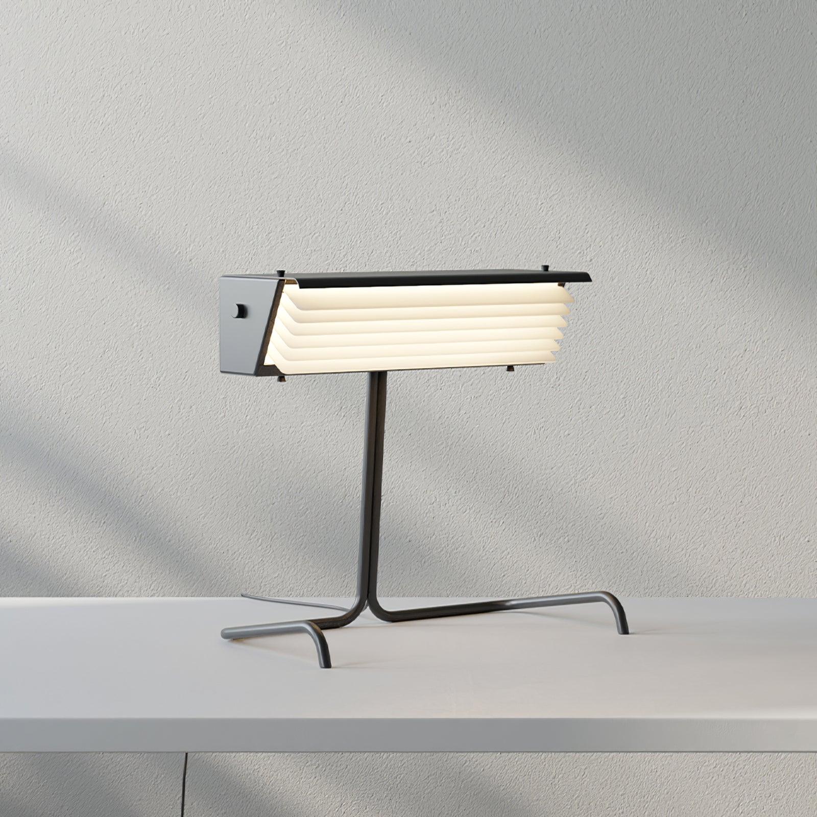 Modern Biny LED Desk Lamp Futuristic Geometric Table Light for Workspace and Bedroom