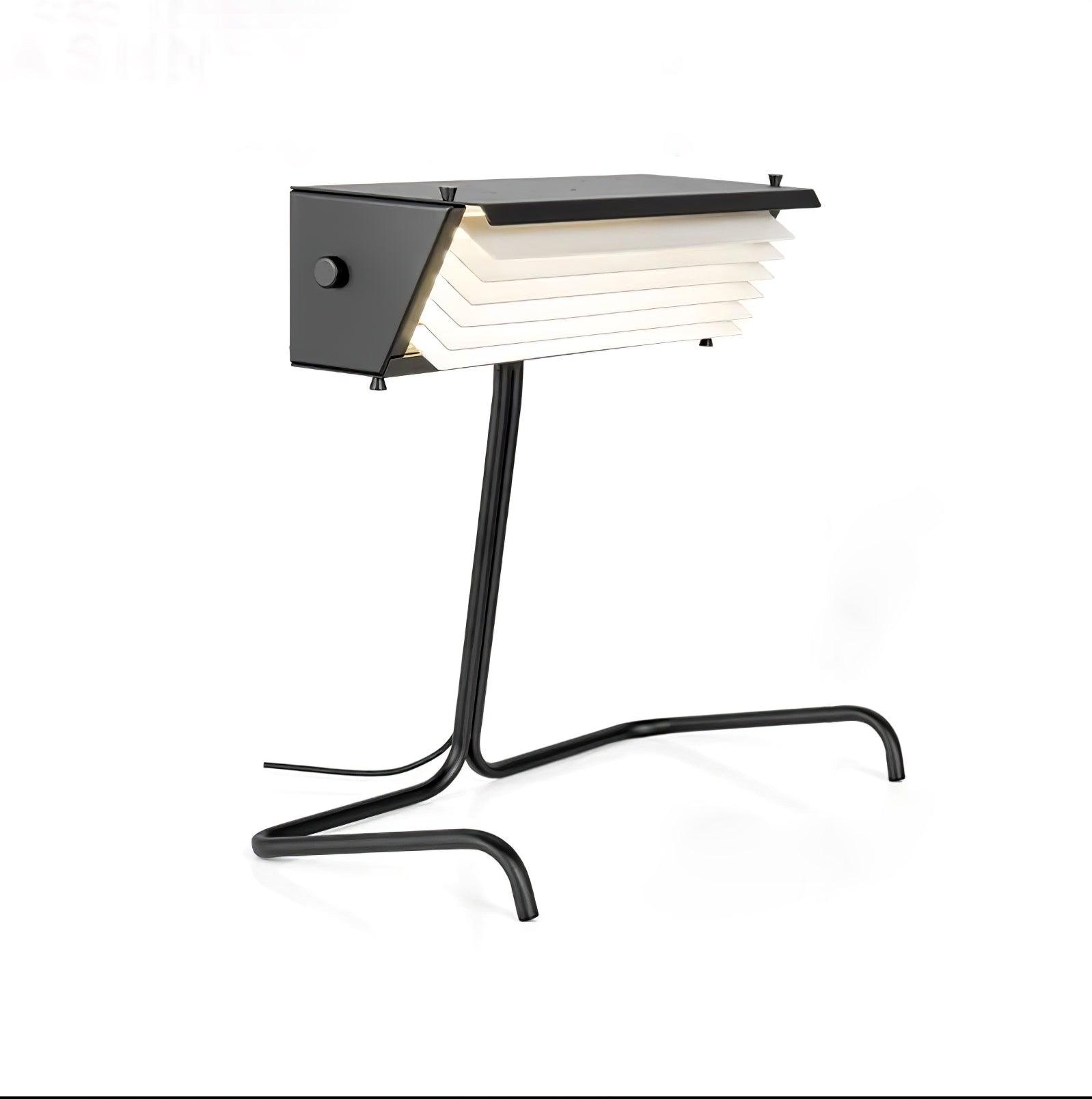 Modern Biny LED Desk Lamp Futuristic Geometric Table Light for Workspace and Bedroom