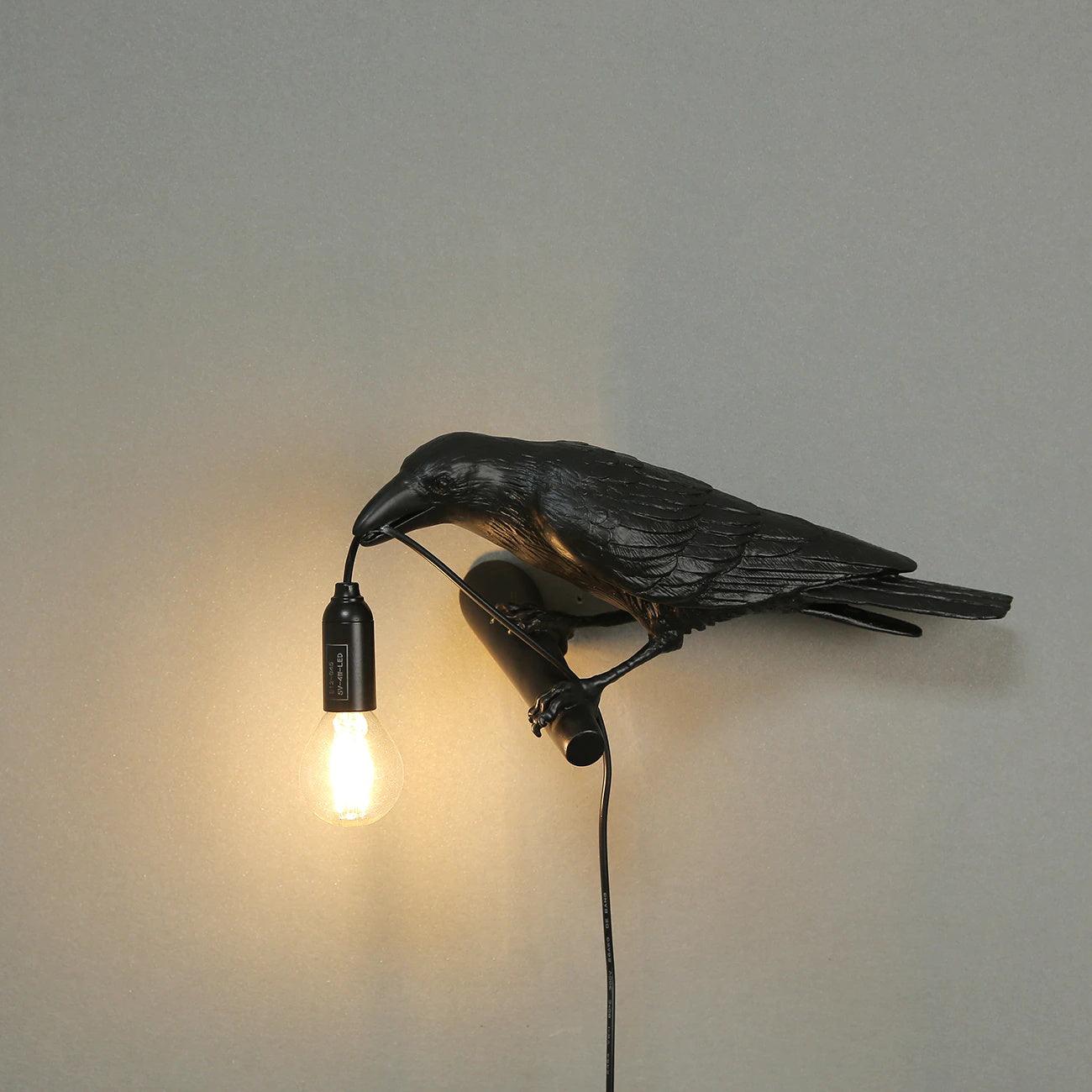 creative-resin-raven-bird-wall-sconce-modern-animal-lamp-for-bedroom-living-room